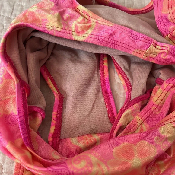 Vintage Speedo pink one piece bathing suit girls size 10 - Picture 6 of 6